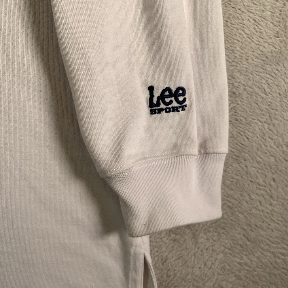 Vintage 90s Lee Sports UCLA‎ Bruins Sweatshirt Mens XL White Football V Neck